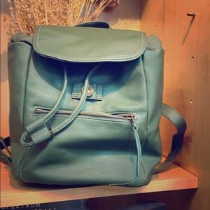 Green backpack
